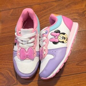 Disney Minnie Mouse Pink and Purple Kids Sneakers